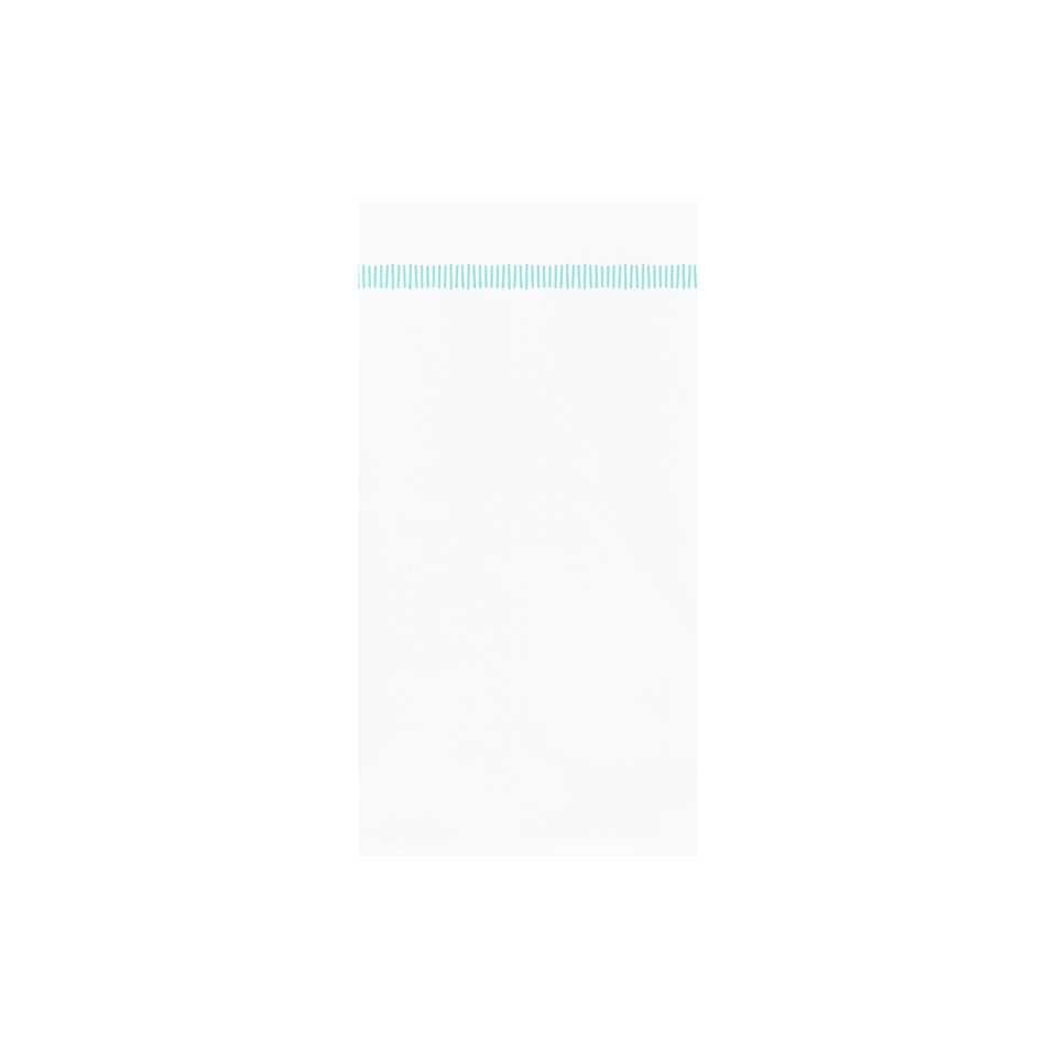 Fringe Aqua Guest Towels (Pack of 20)