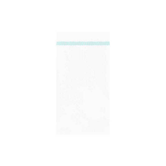 Fringe Aqua Guest Towels (Pack of 20)