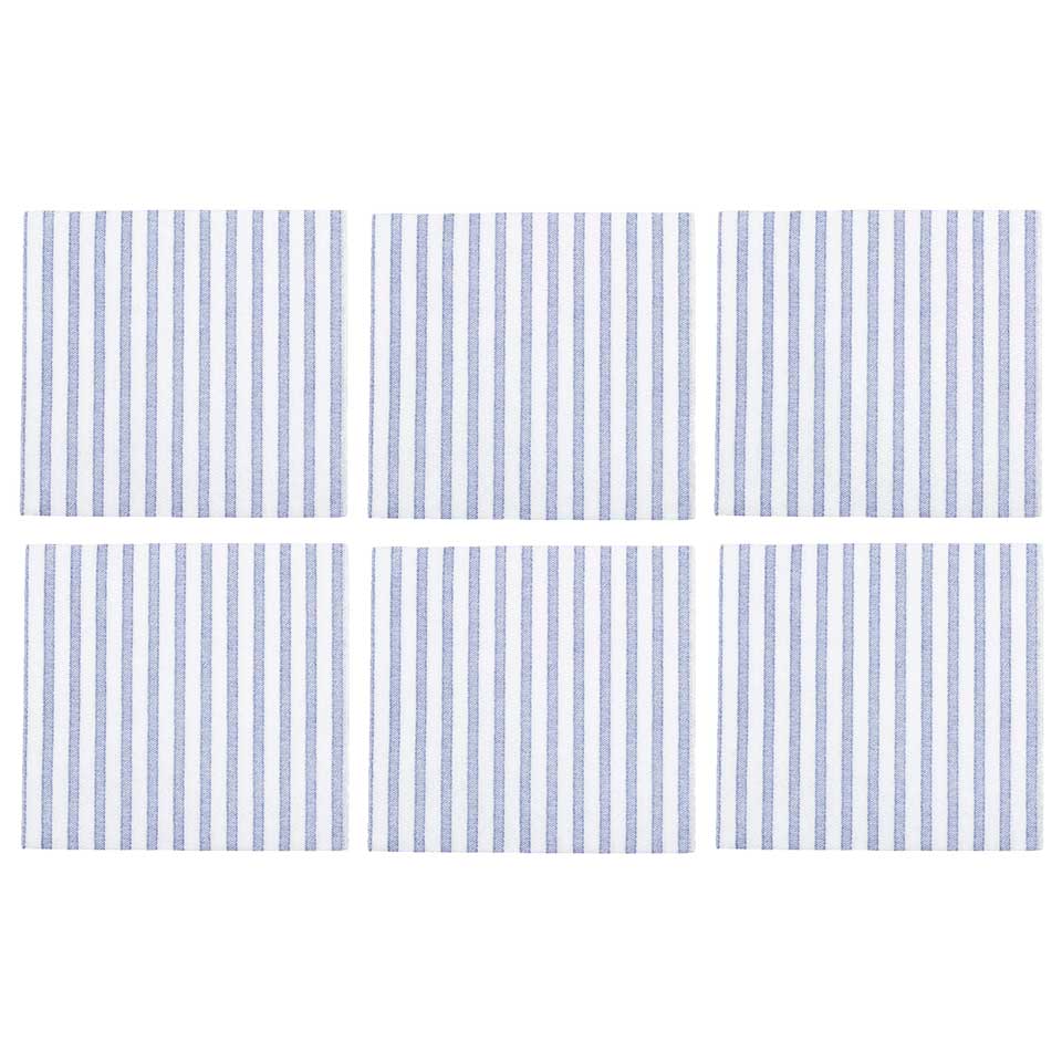 Capri Blue Cocktail Napkins (Pack of 20) - Set of 6
