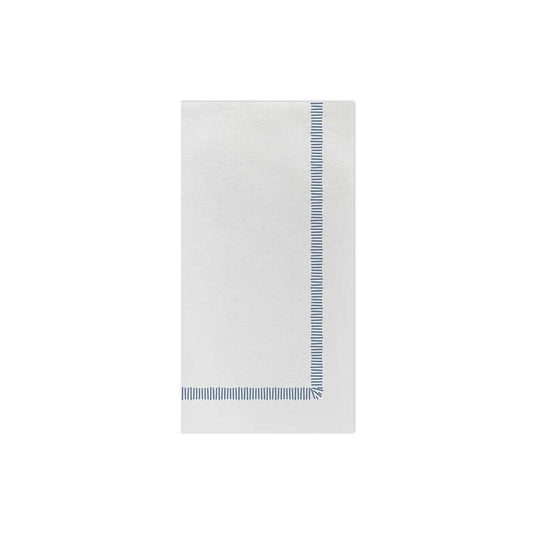 Fringe Blue Guest Towels (Pack of 20)