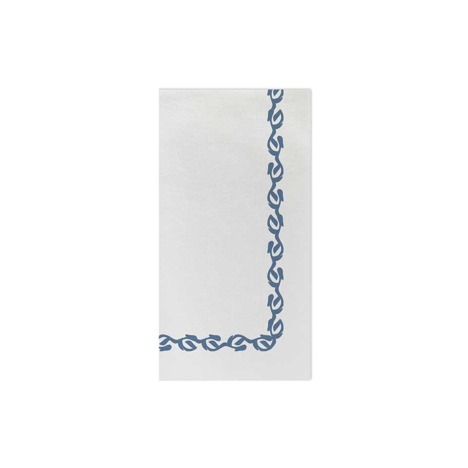 Florentine Blue Guest Towels (Pack of 20)