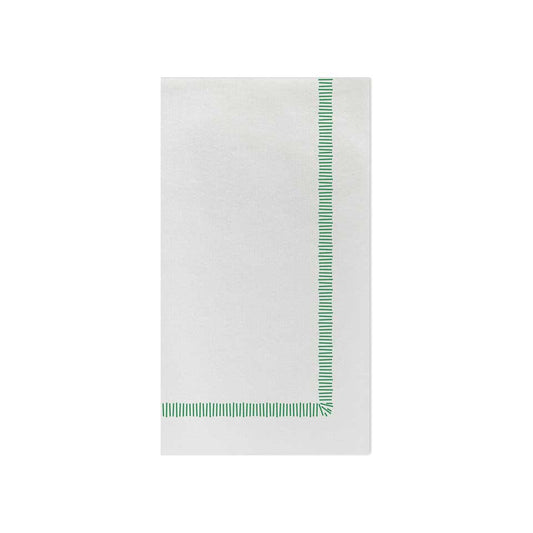 Fringe Green Guest Towels (Pack of 20)
