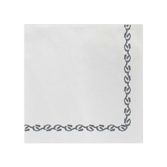 Florentine Gray Dinner Napkins (Pack of 20)