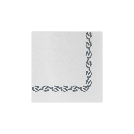 Florentine Gray Cocktail Napkins (Pack of 20)