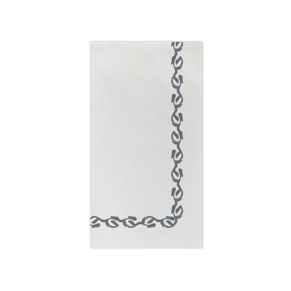 Florentine Gray Guest Towels (Pack of 20)