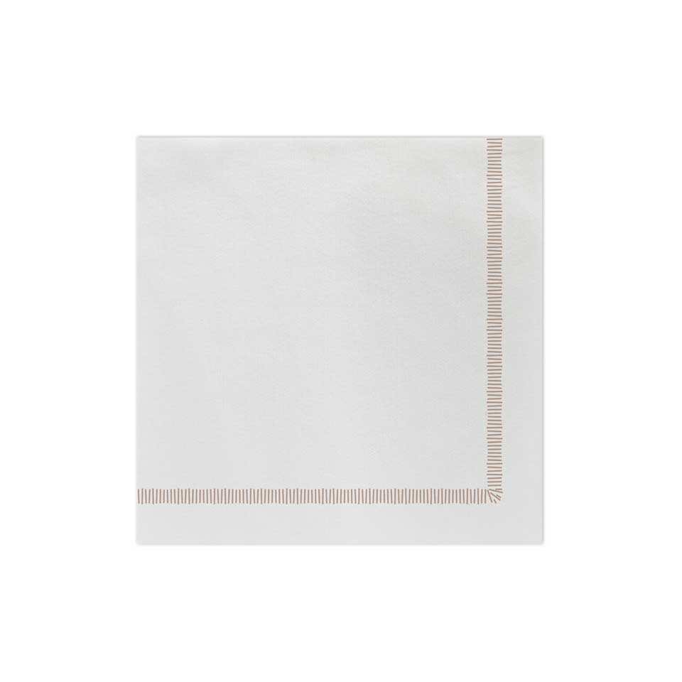 Fringe Linen Dinner Napkins (Pack of 20)