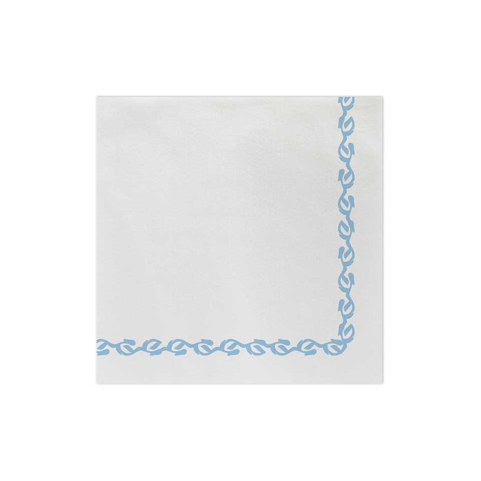 Florentine Light Blue Dinner Napkins (Pack of 20)