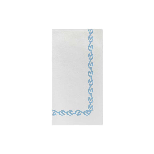 Florentine Light Blue Guest Towels (Pack of 20)