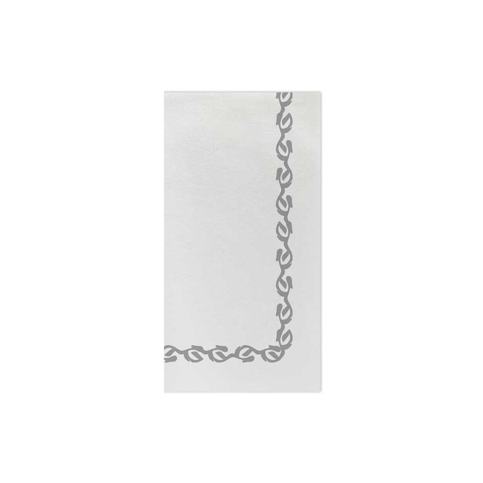 Florentine Light Gray Guest Towels (Pack of 20)