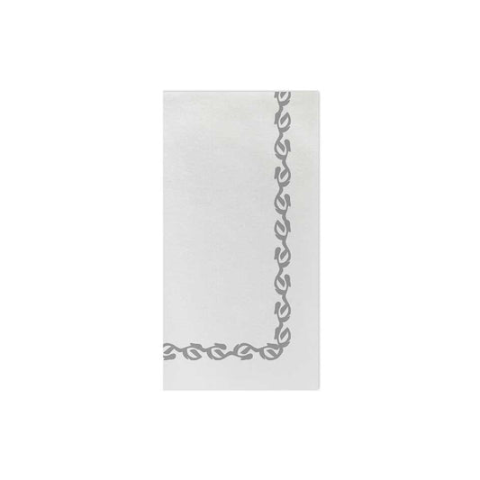 Florentine Light Gray Guest Towels (Pack of 20)