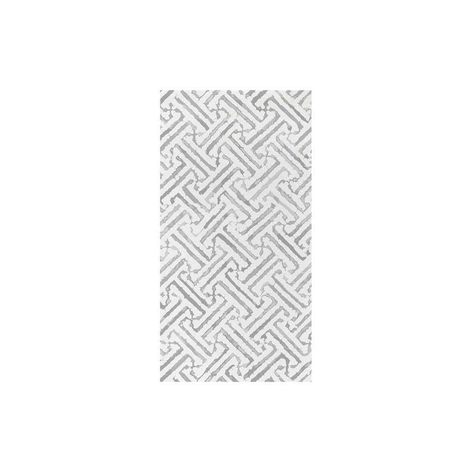 Greek Key Light Gray Guest Towels (Pack of 20)