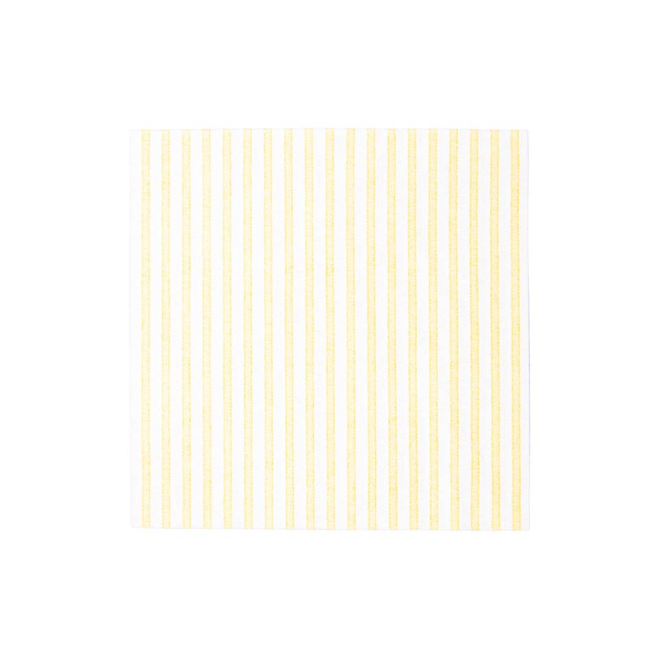 Capri Yellow Dinner Napkins (Pack of 20)
