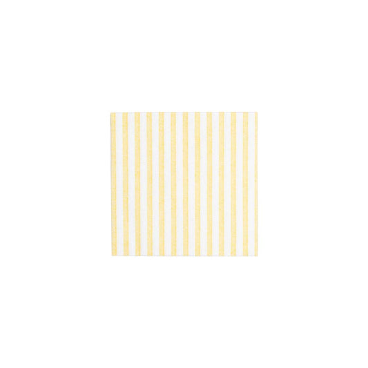 Capri Yellow Cocktail Napkins (Pack of 20)