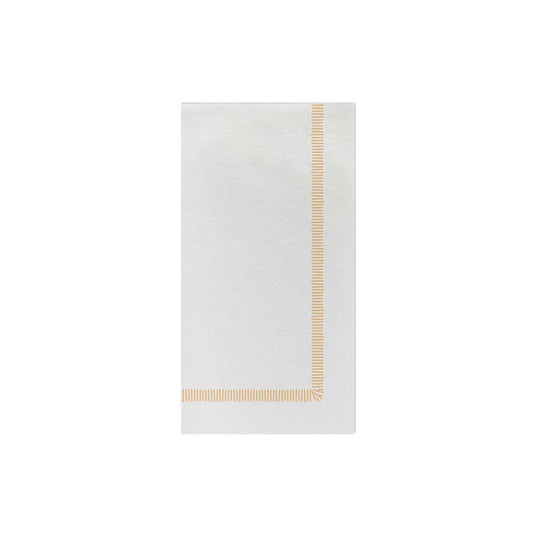 Fringe Yellow Guest Towels (Pack of 20)