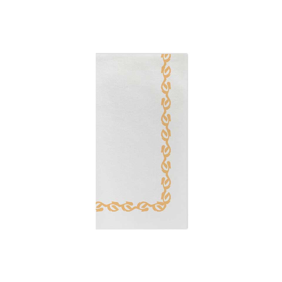 Florentine Yellow Guest Towels (Pack of 20)