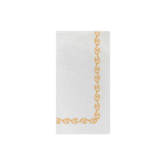 Florentine Yellow Guest Towels (Pack of 20)