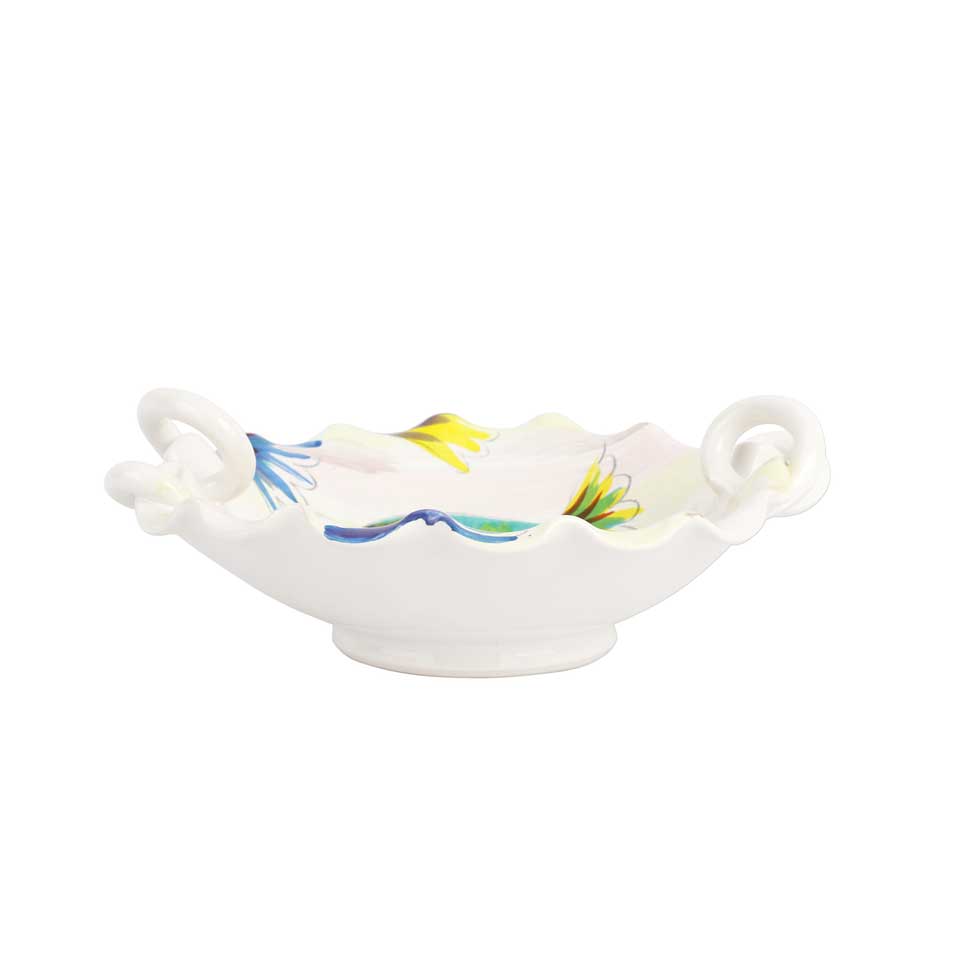 Handled Scallop Bowl