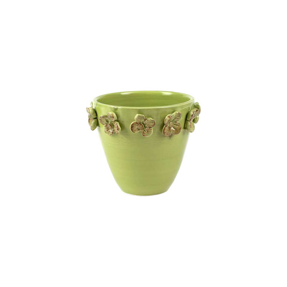 Pistachio Flower Small Cachepot