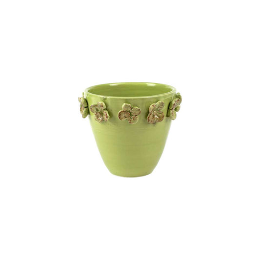 Pistachio Flower Small Cachepot