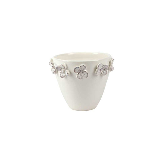 White Flower Small Cachepot