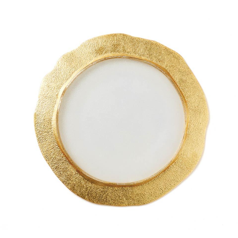 Gold Organic Salad Plate