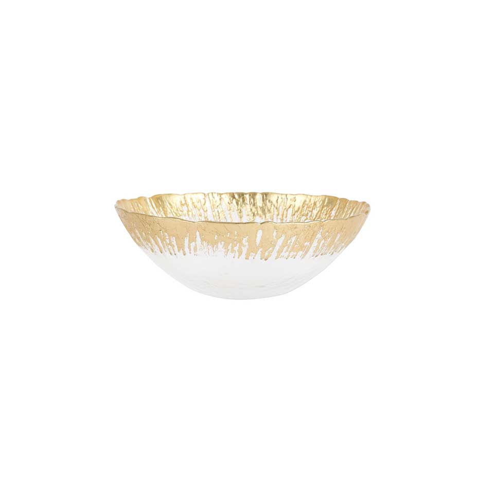 Gold Brushstroke Small Bowl