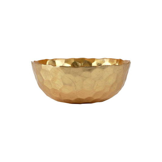 Gold Honeycomb Small Bowl