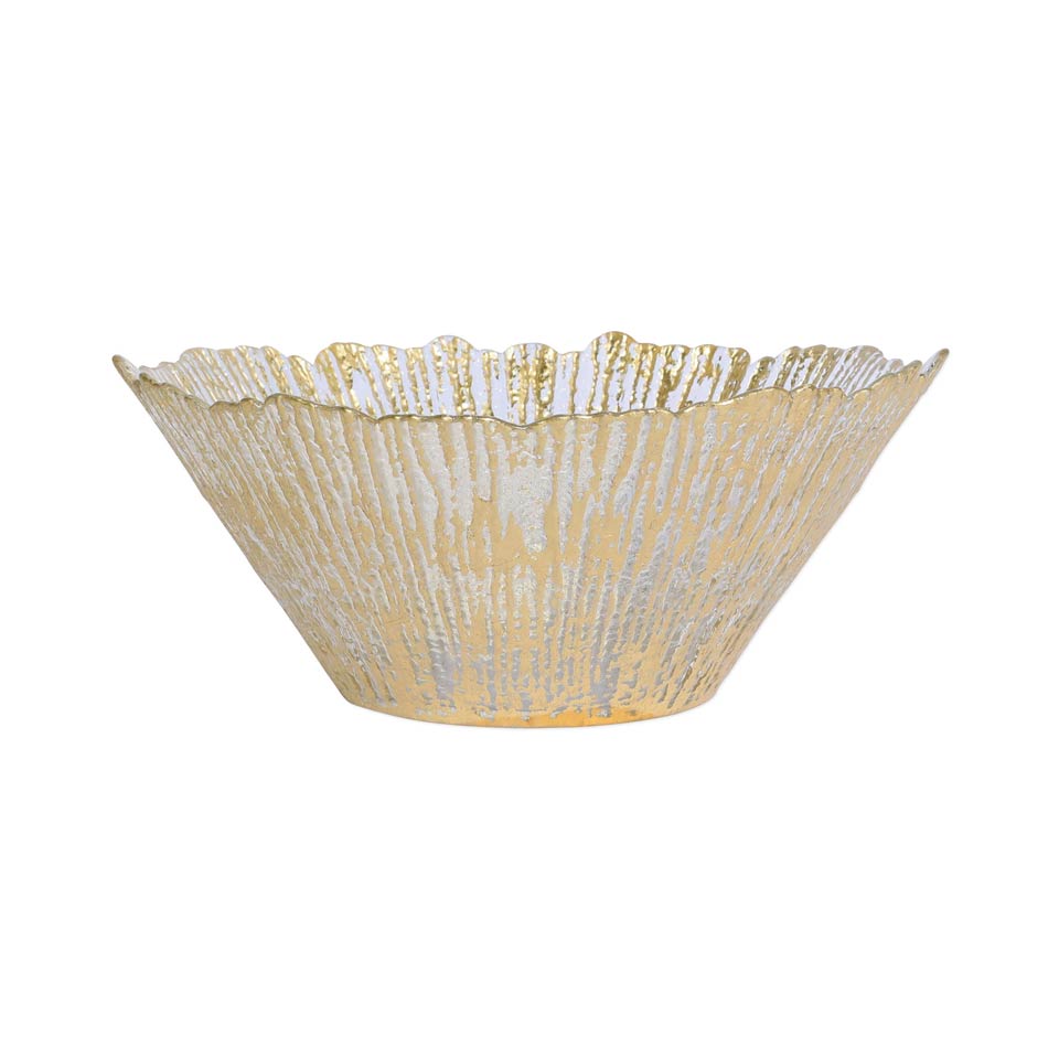 Gold Large Deep Bowl