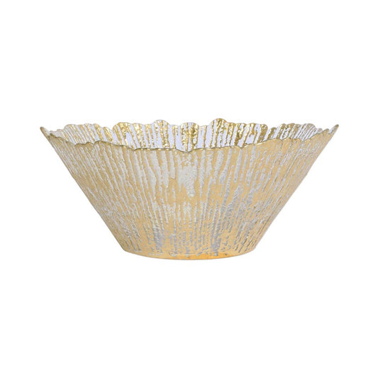 Gold Large Deep Bowl