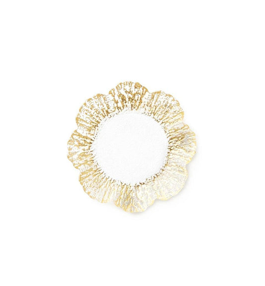 Gold Canape Plate