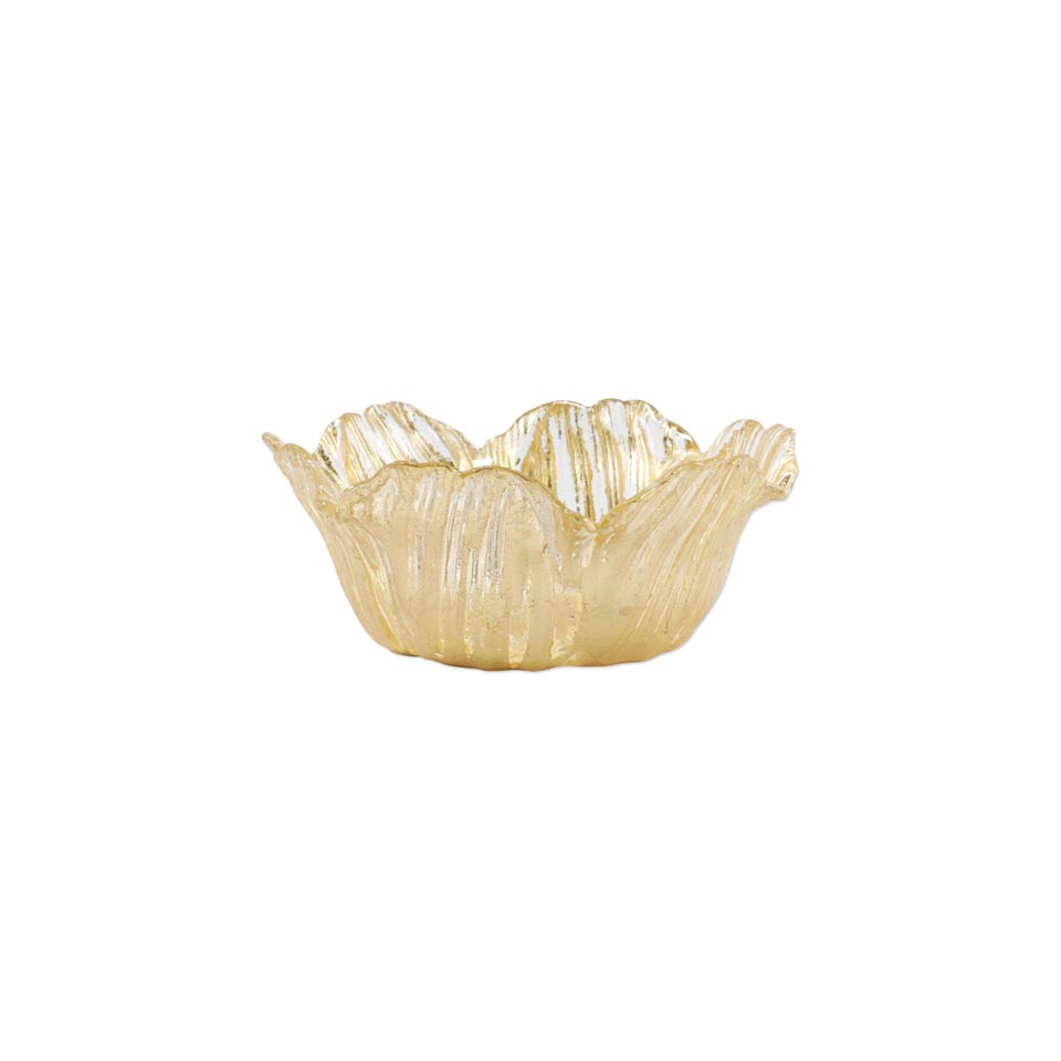 Gold Flower Small Bowl