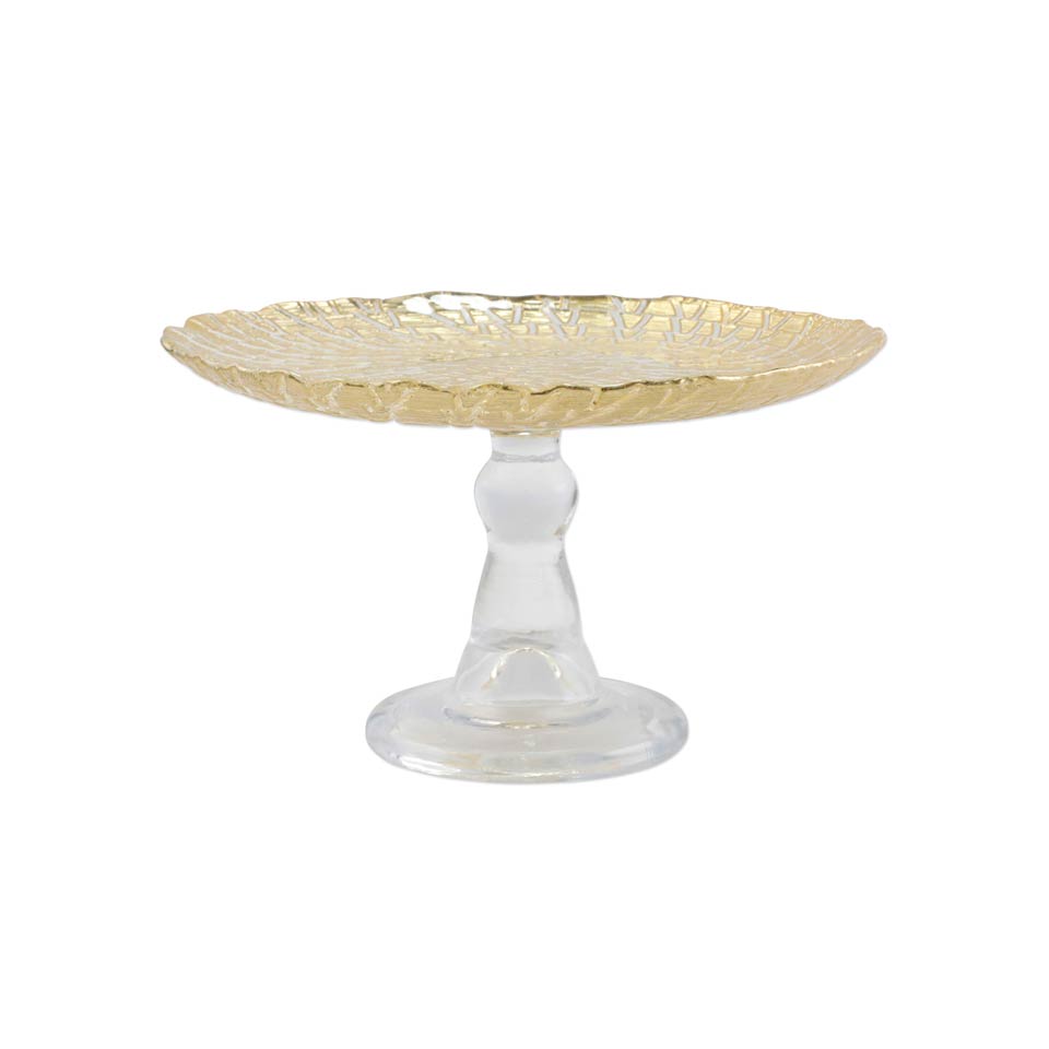 Gold Crocodile Small Cake Stand