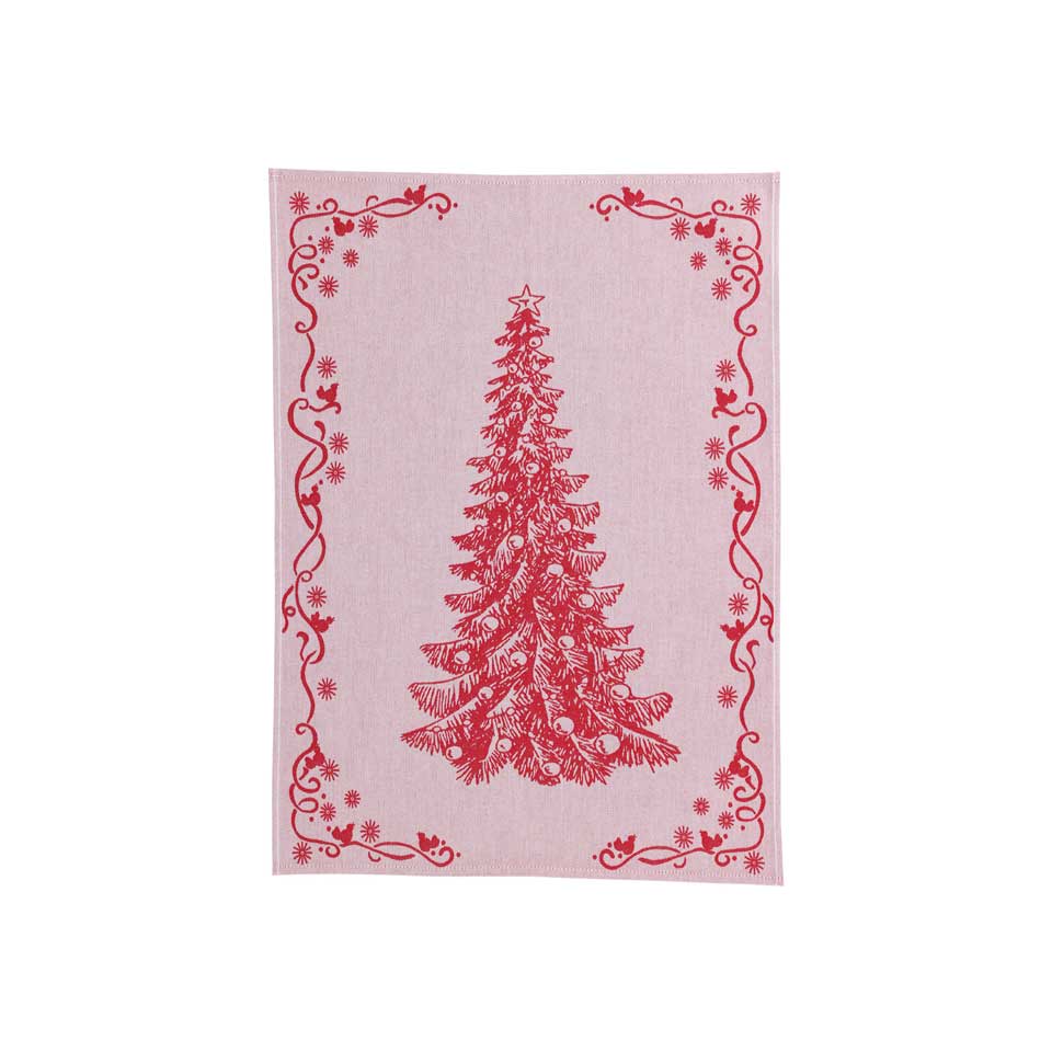 Red Tree Dish Towels - Set of 2