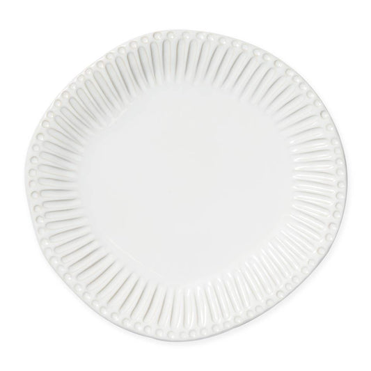 White Stripe Dinner Plate