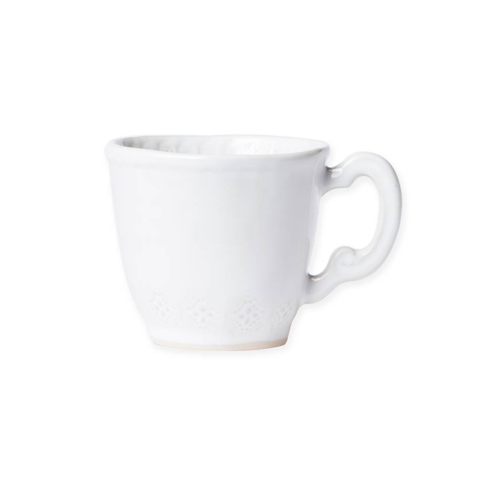 White Lace Mug