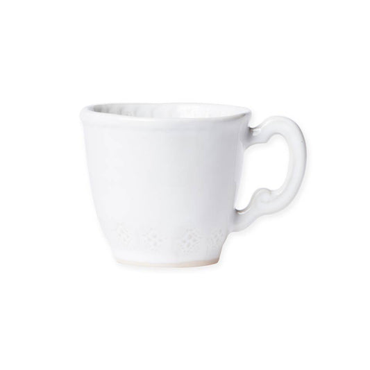 White Lace Mug