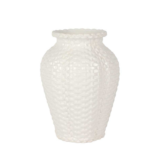Basketweave Medium Vase