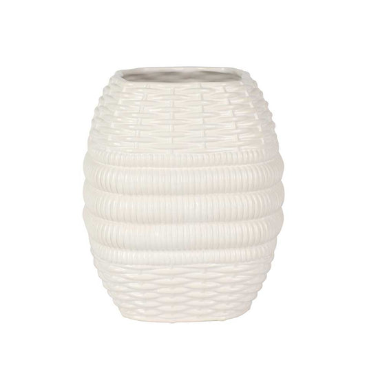 Basketweave Large Vase