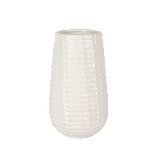 Basketweave Tall Vase
