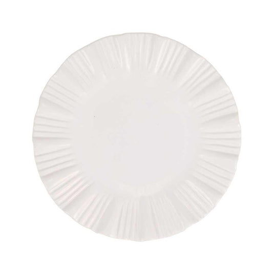White European Dinner Plate