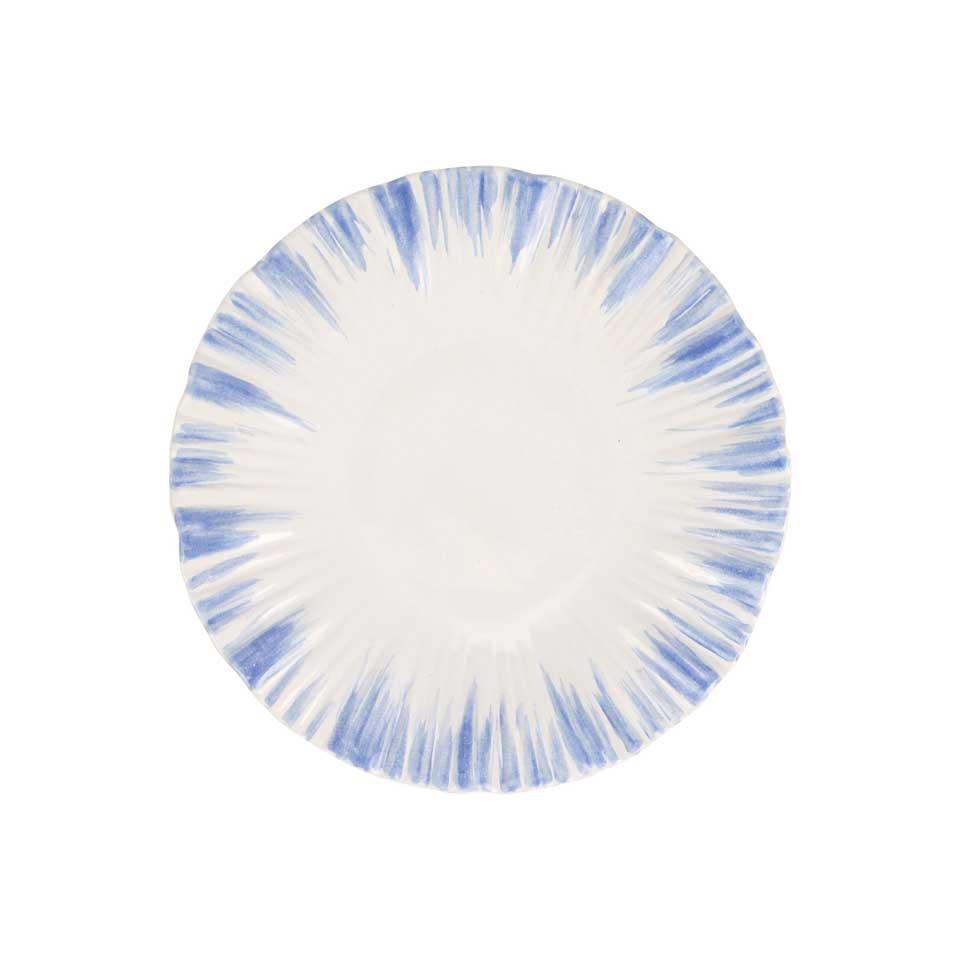Blue and White Salad Plate