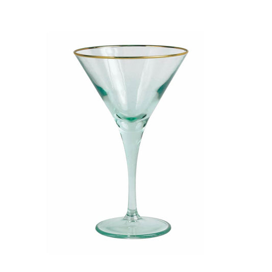 Green Martini Glass