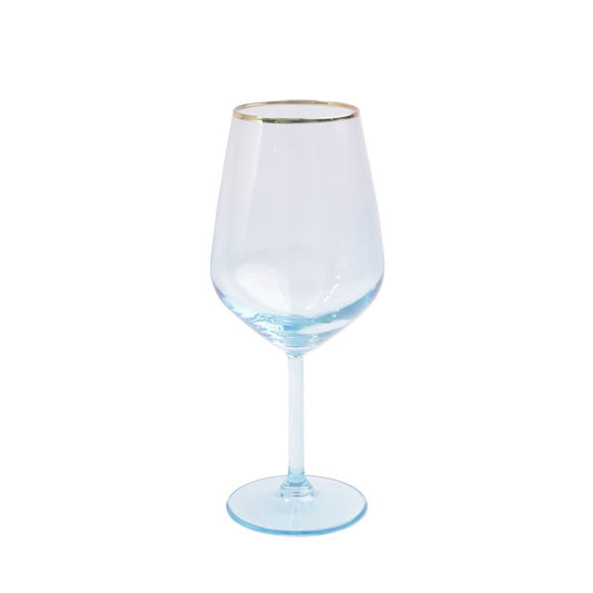 Turquoise Wine Glass