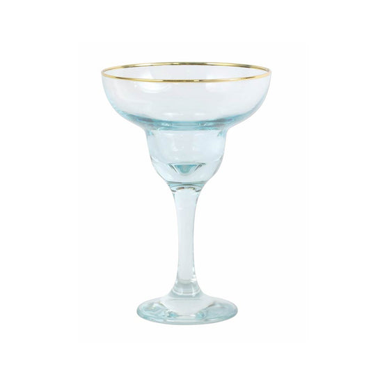 Turquoise Margarita Glass