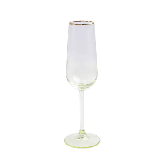 Yellow Champagne Flute