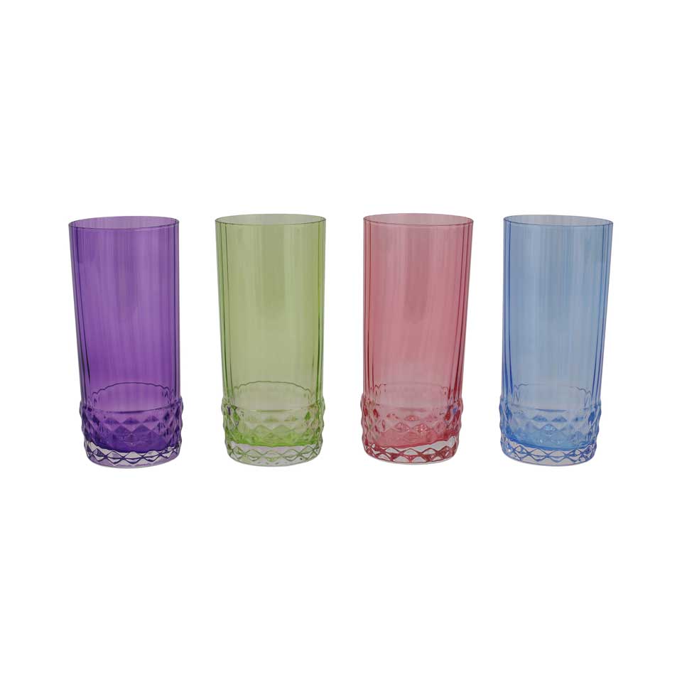 Assorted Tall Tumblers - Set of 4