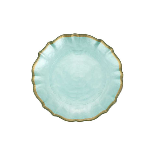 Aqua Cocktail Plate