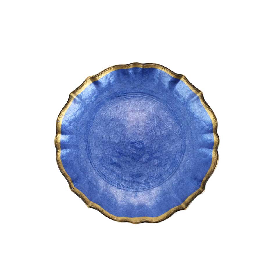 Cobalt Cocktail Plate