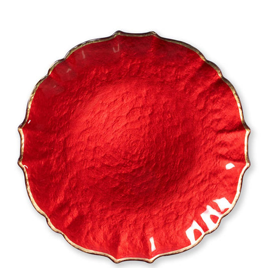 Red Service Plate/Charger