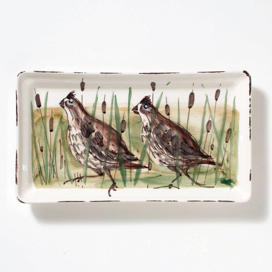 Quail Rectangular Platter